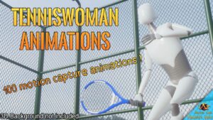Tenniswoman animations