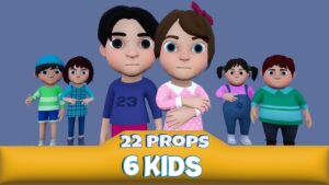 Toon Kids Character with Props