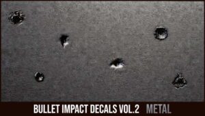 Bullet Impact Decals Vol. 2 Metal