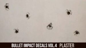 Bullet Impact Decals Vol. 4 - Plaster